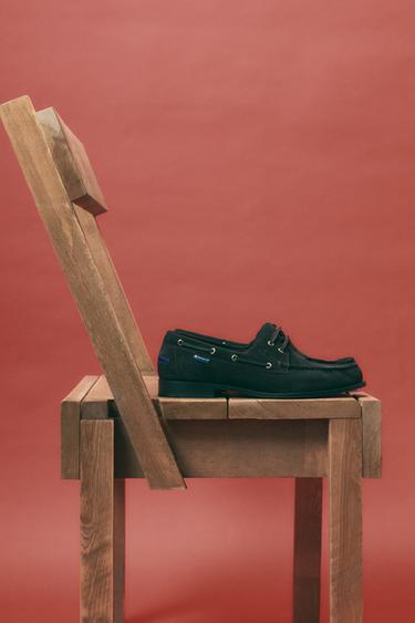 ШКІРЯНІ ТОПСАЙДЕРИ CHAMPION ® X ZARA - Коричневий Zara