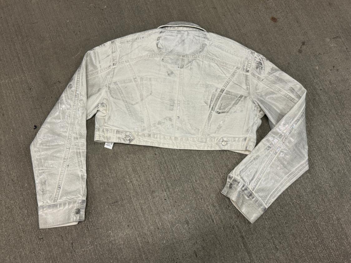 METALLIC CROP JACKET - Image 3