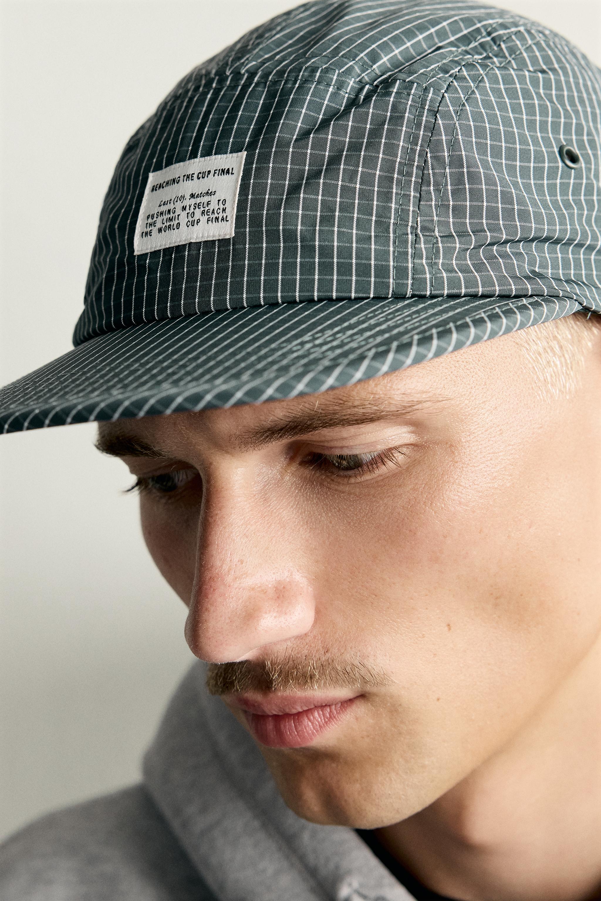 CASQUETTE À VISIÈRE PLATE À CARREAUX