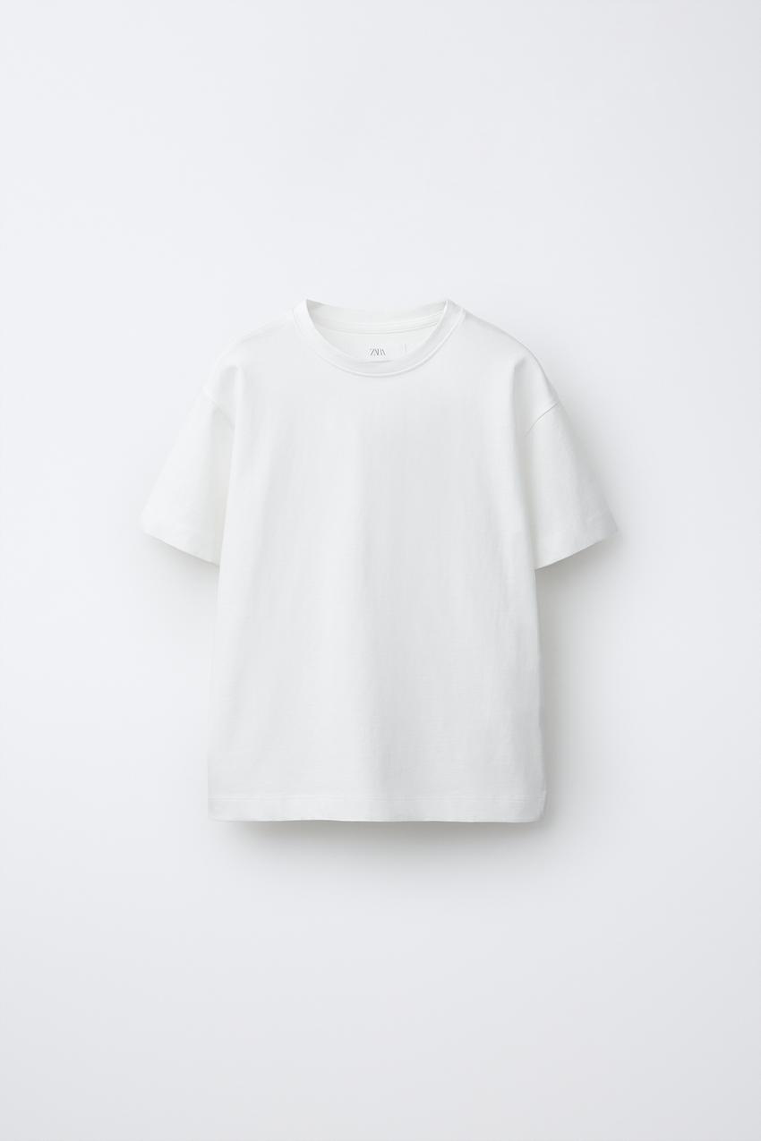 無地Tシャツ - ホワイト | ZARA Japan / 日本
