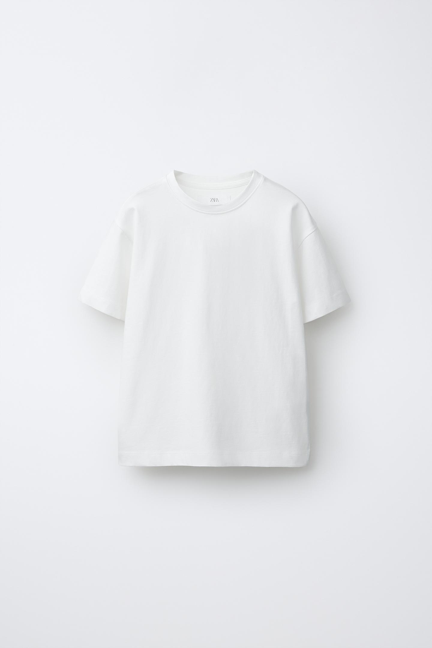 Детская футболка Zara Plain, цвет: Белый — фото 1