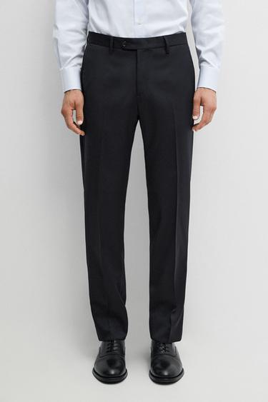 Cold wool suit trousers — Navy blue 2