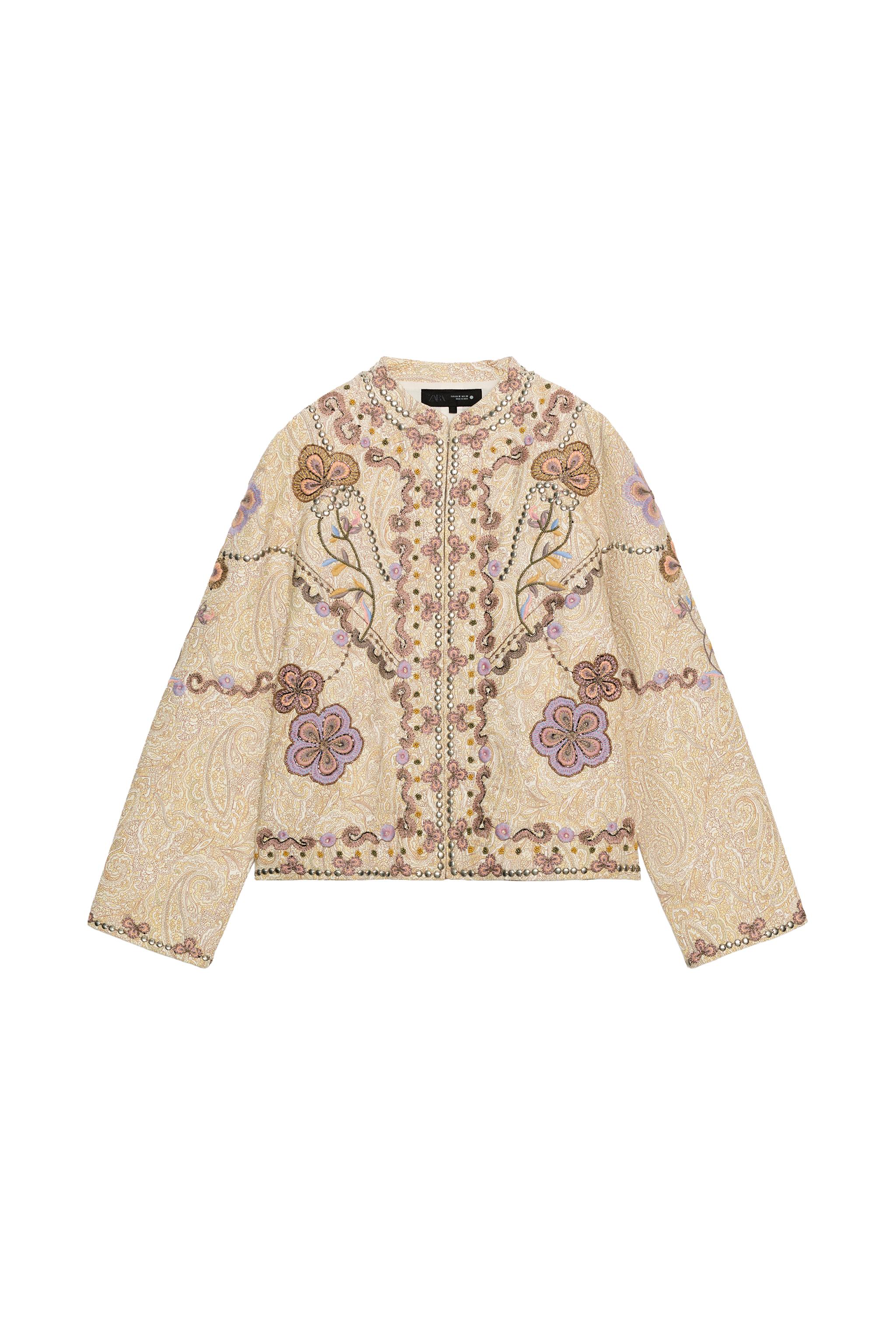ZW COLLECTION 刺繍入りジャケット - マルチカラ― | ZARA Japan / 日本