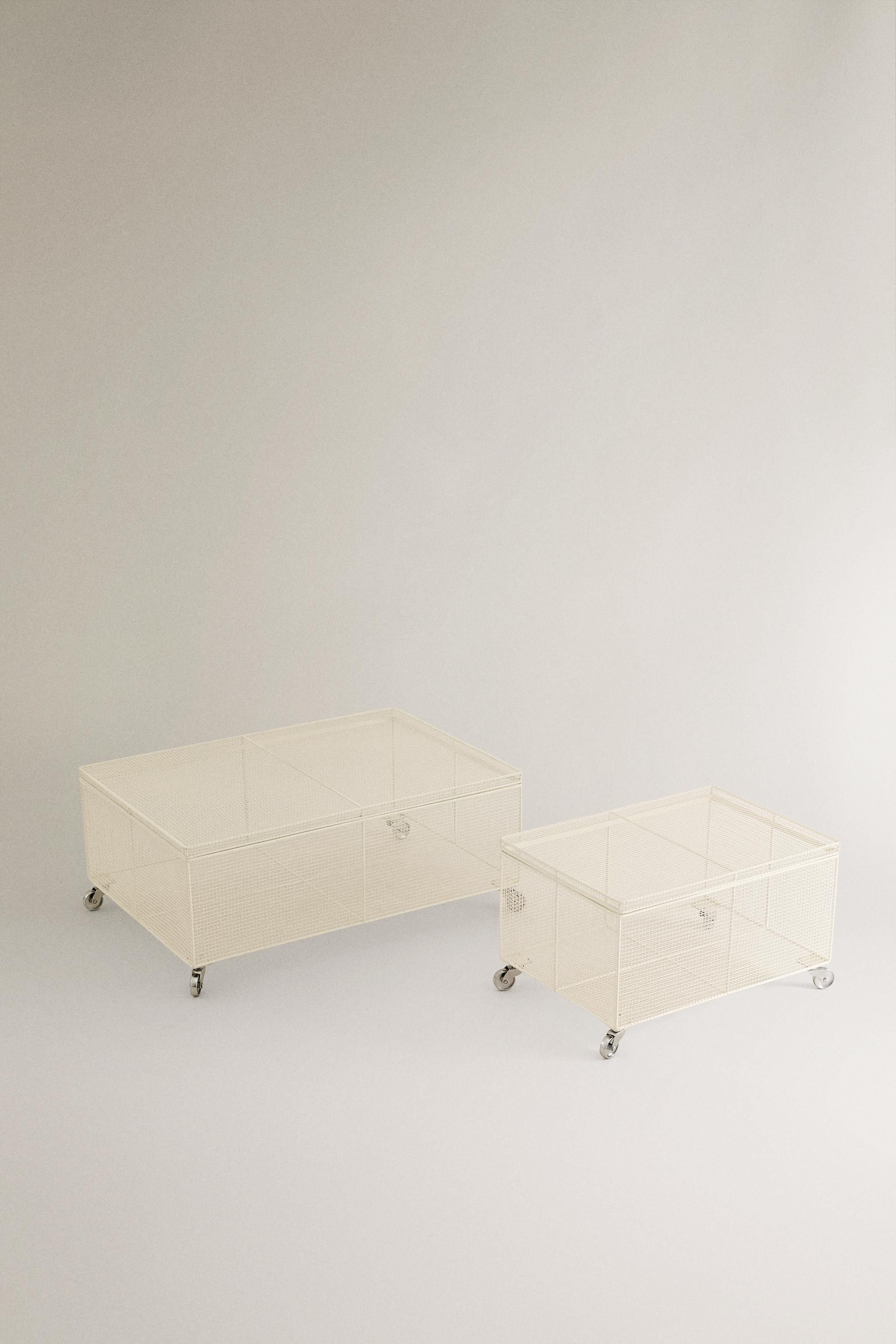 ZARA ラッカー メタルキャスターボックス ホイー