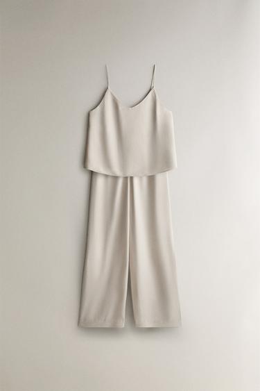 SATEEN TROUSERS - Pearl grey by Zara - Image 4