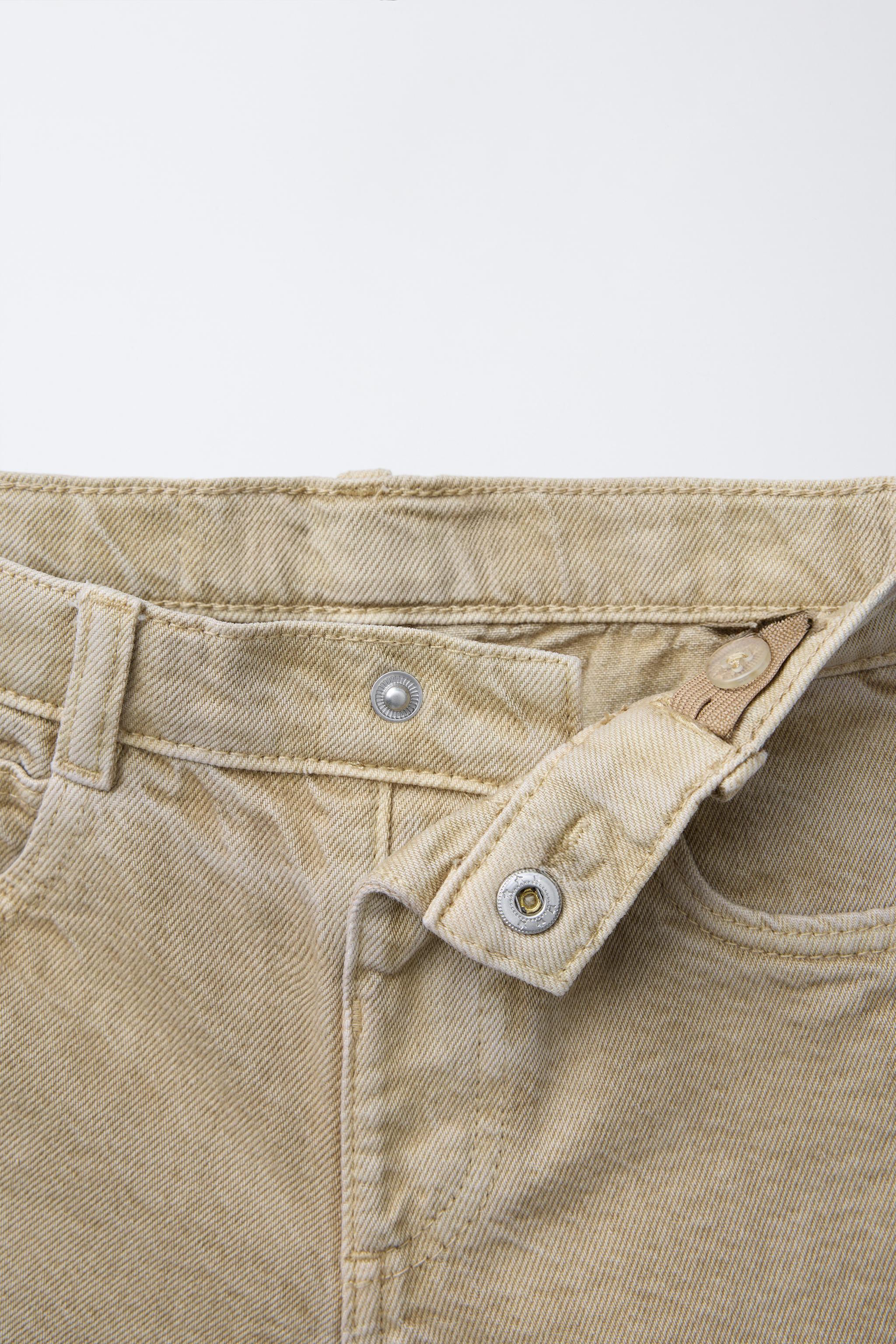 【はやと】 SERGED SKATER SHORTS - Blue | ZARA United States