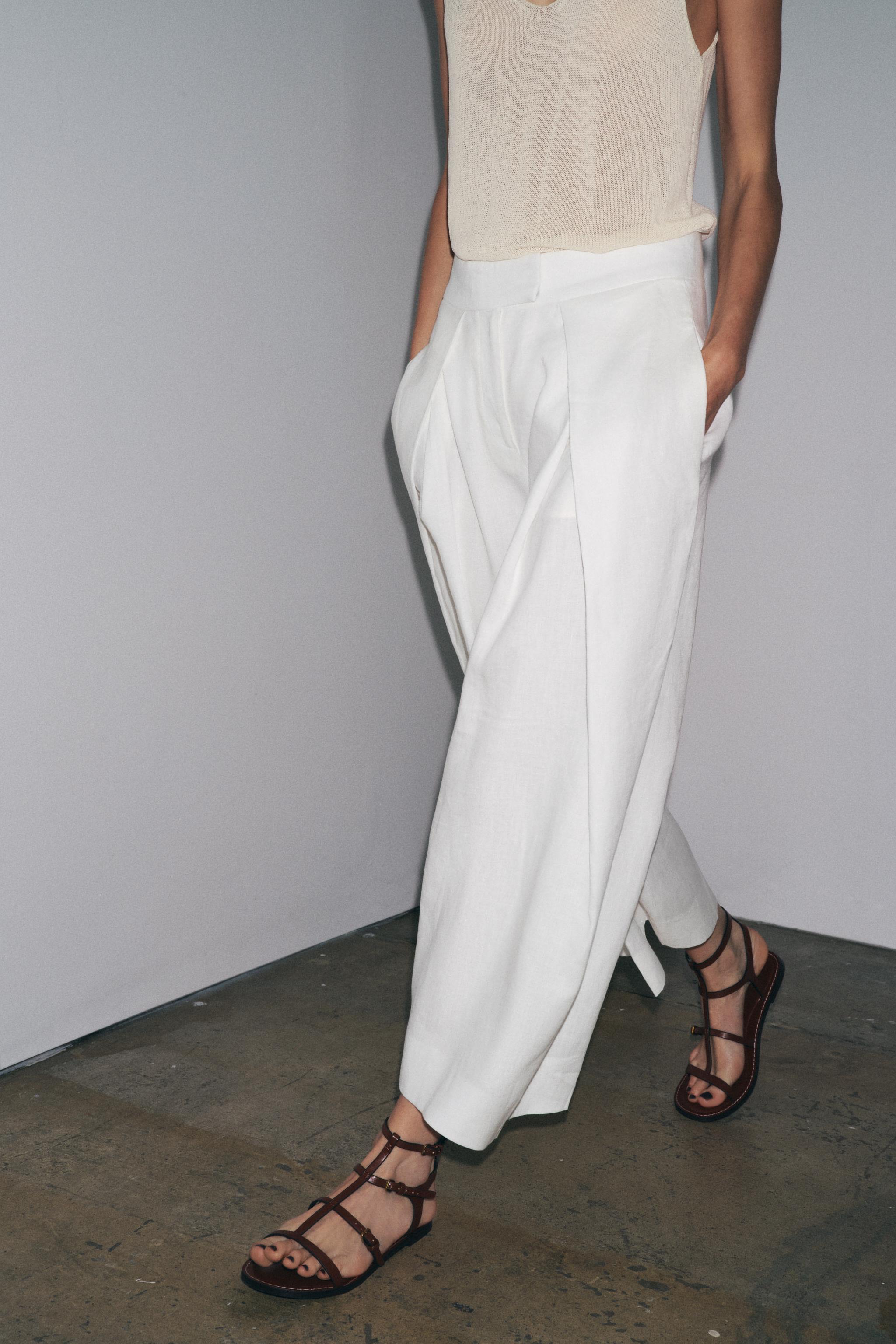 PANTALON VOLUME À PINCES ZW COLLECTION