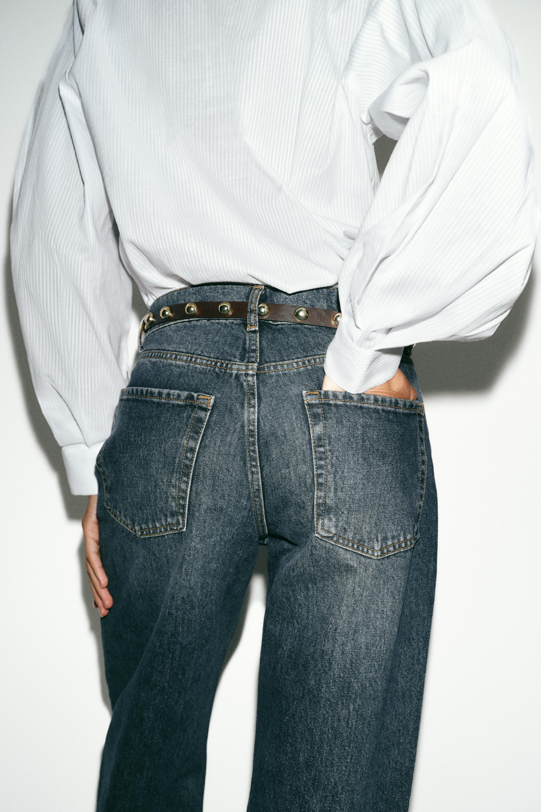 KEMERLİ Z1975 YÜKSEK BEL STRAIGHT TAPERED JEAN - Görsel 5