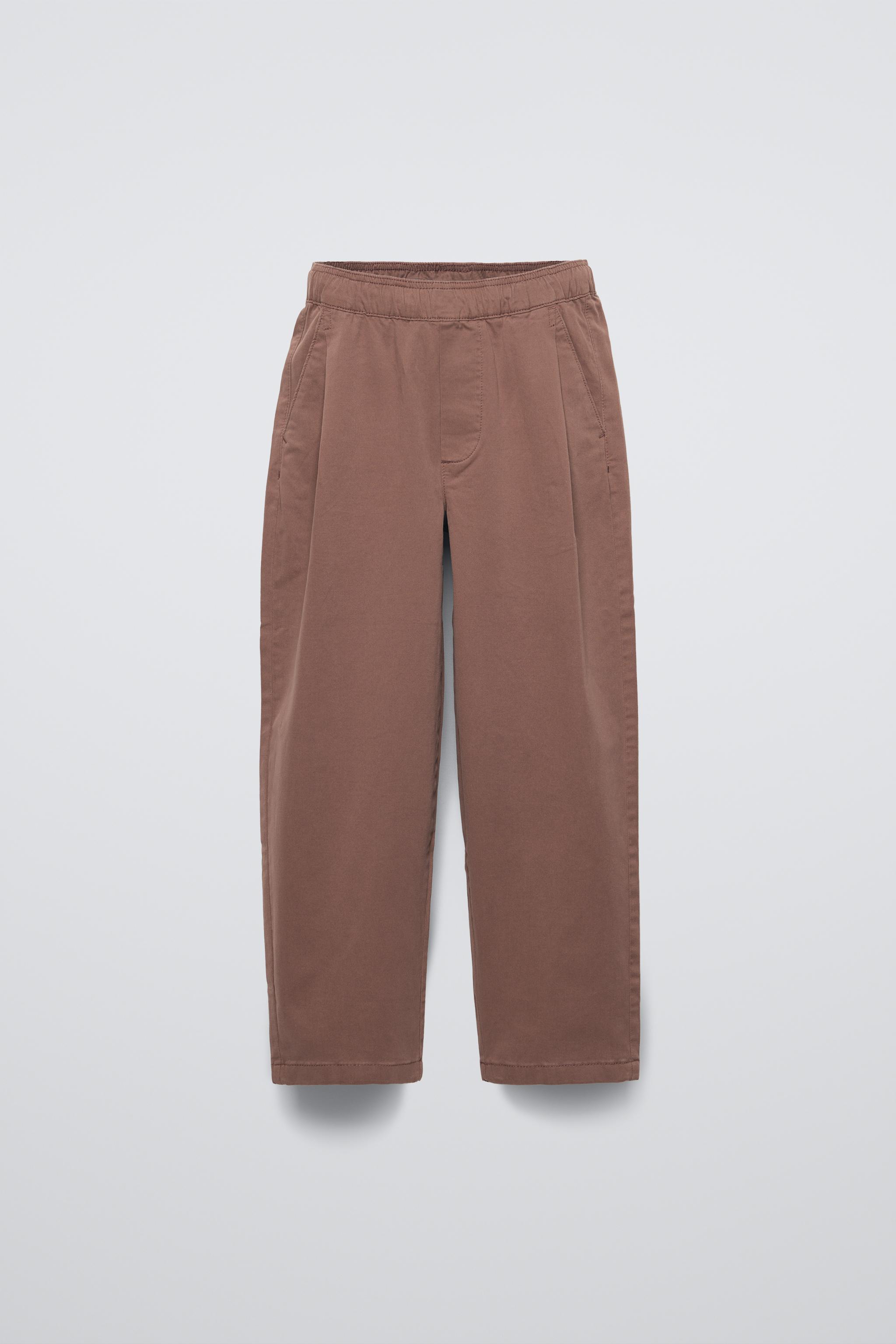 BALLOON FIT PLEATED TROUSERS