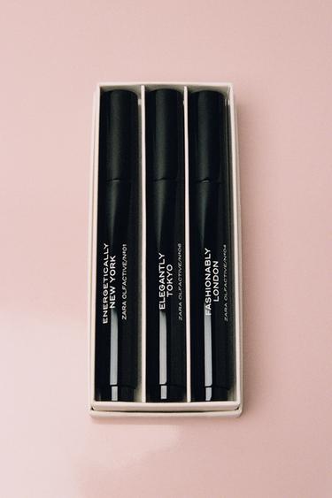 VIBRANT CITIES BRUSH-ON SET 3X 7ML (0.23 FL.OZ). - TINTED LEATHER de Zara