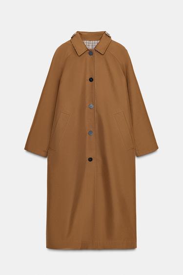TRENCH REVERSIBLE ZW COLLECTION - Caramelo de Zara