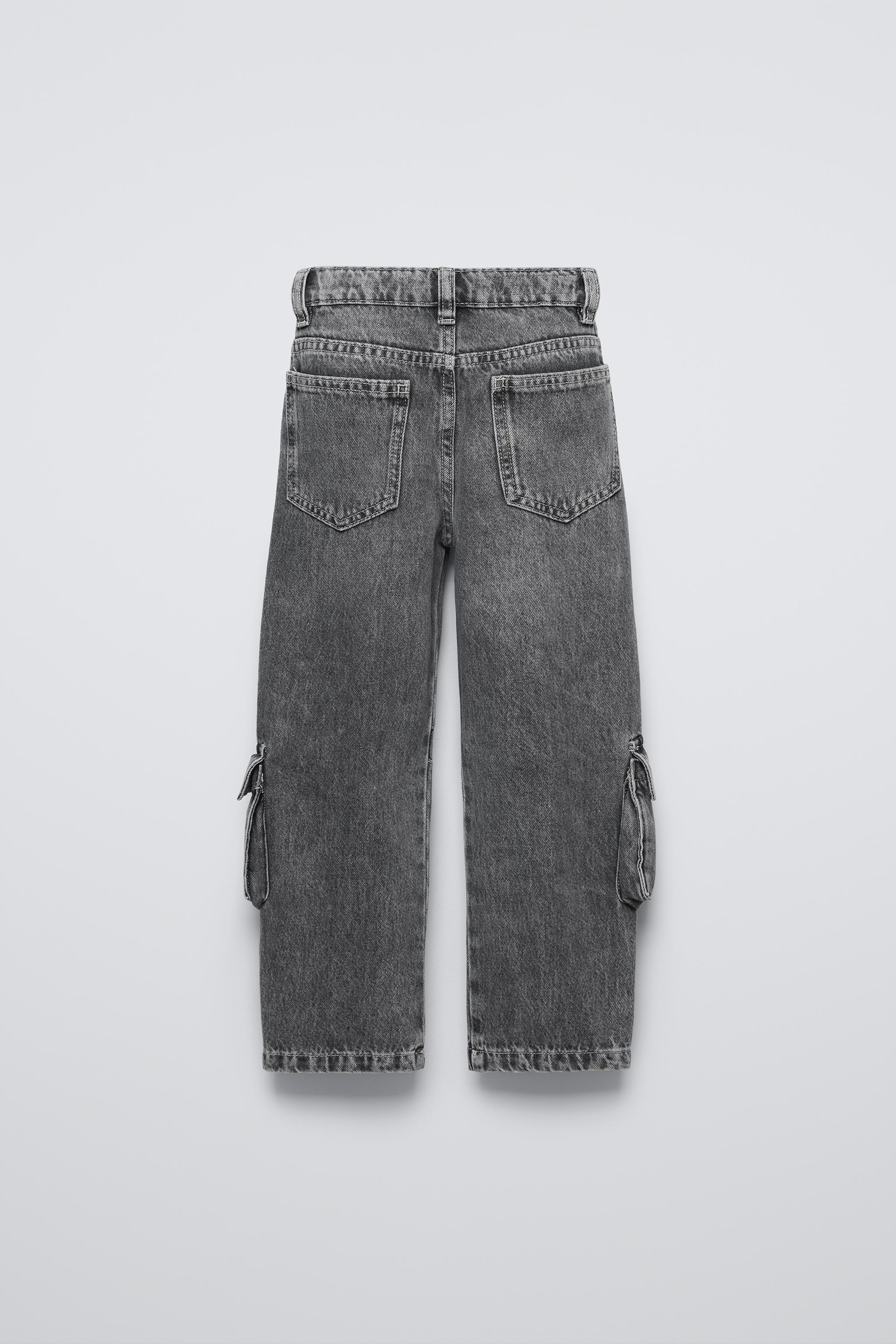 MULTI-POCKET DENIM TROUSERS - Mid-grey | ZARA Australia