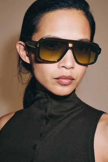 AVIATOR SUNGLASSES - Brown by Zara