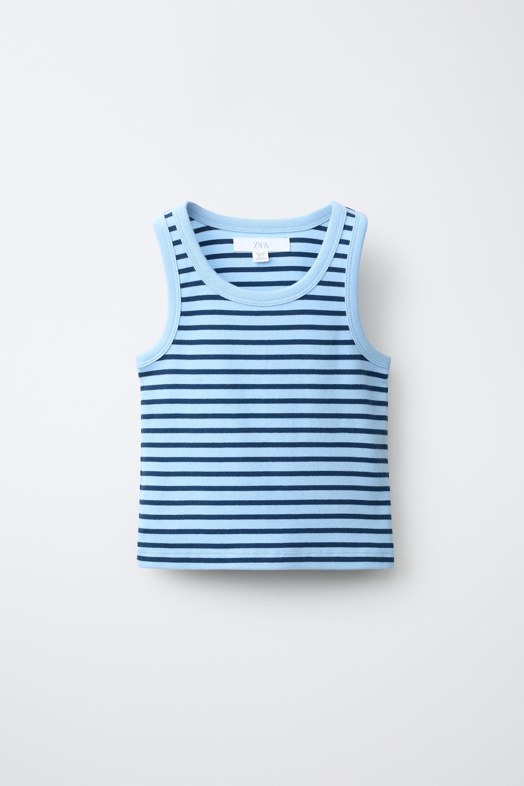 STRIPED RIB TOP