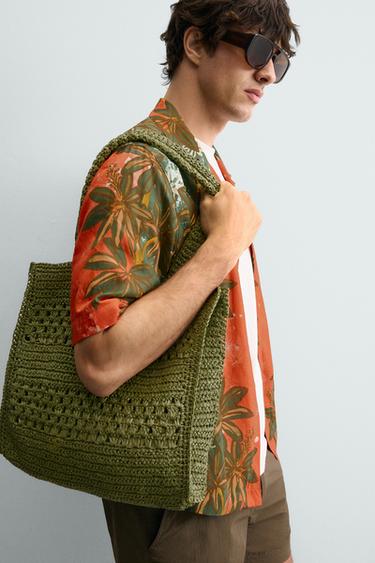 CHEMISE RELAXED FIT À IMPRIMÉ FLEURI - Vert de Zara - Image 4