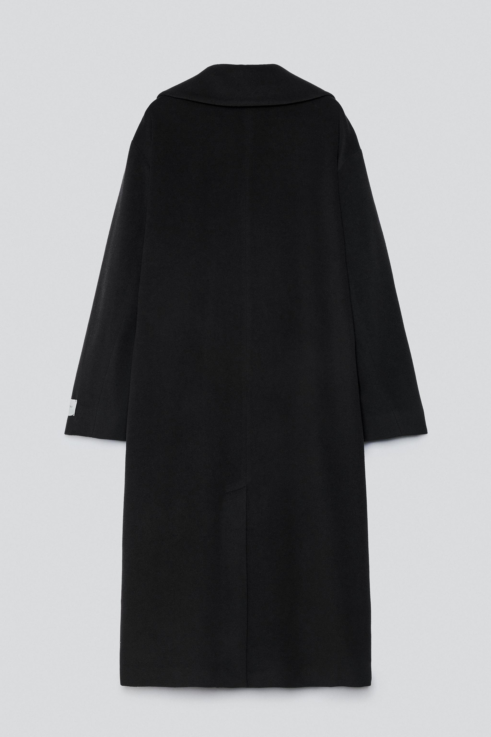 MANTEAU LONG CONTRASTE