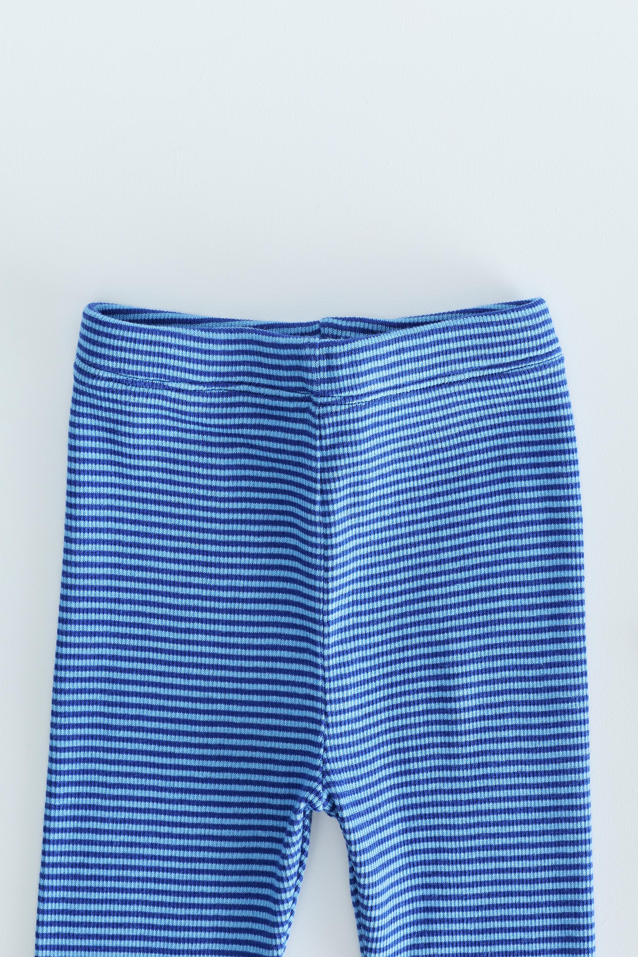 ZARA TIMELESS - LEGGING À IMPRIMÉ RAYURES