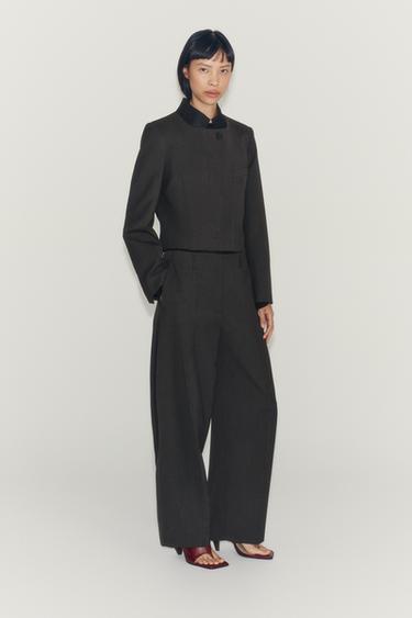 ZW COLLECTION BALLOON TROUSERS - Brown by Zara
