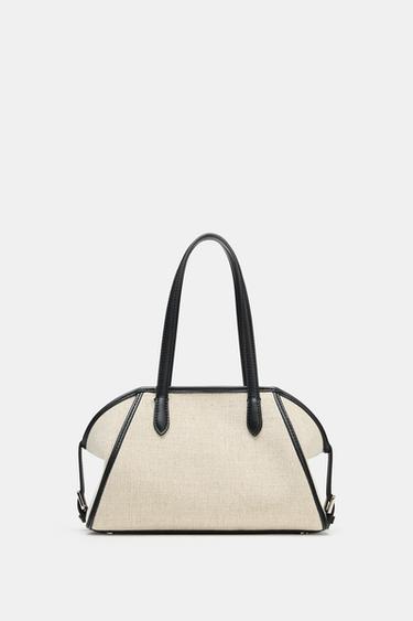 BOWLING SHOULDER BAG - Light beige by Zara