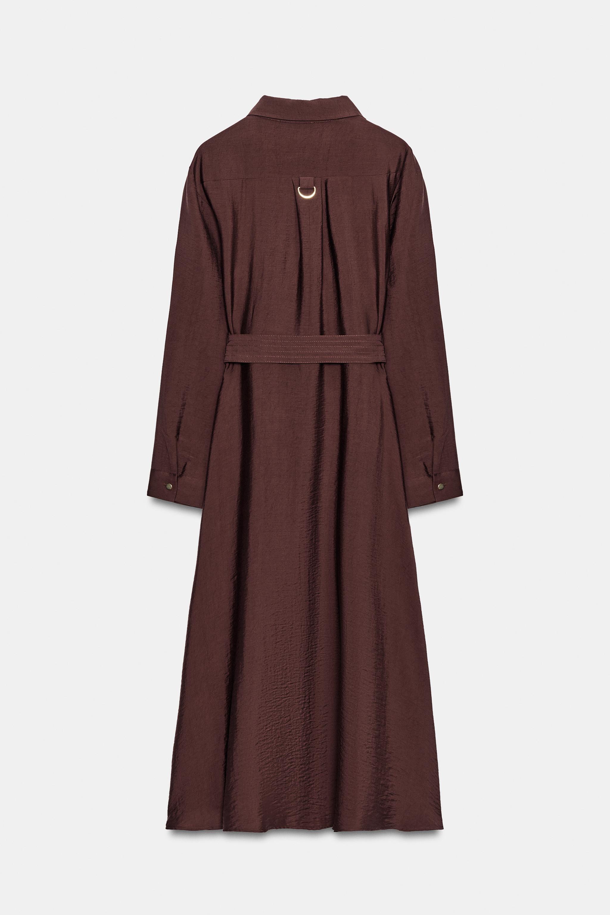 BELTED SHIRT DRESS