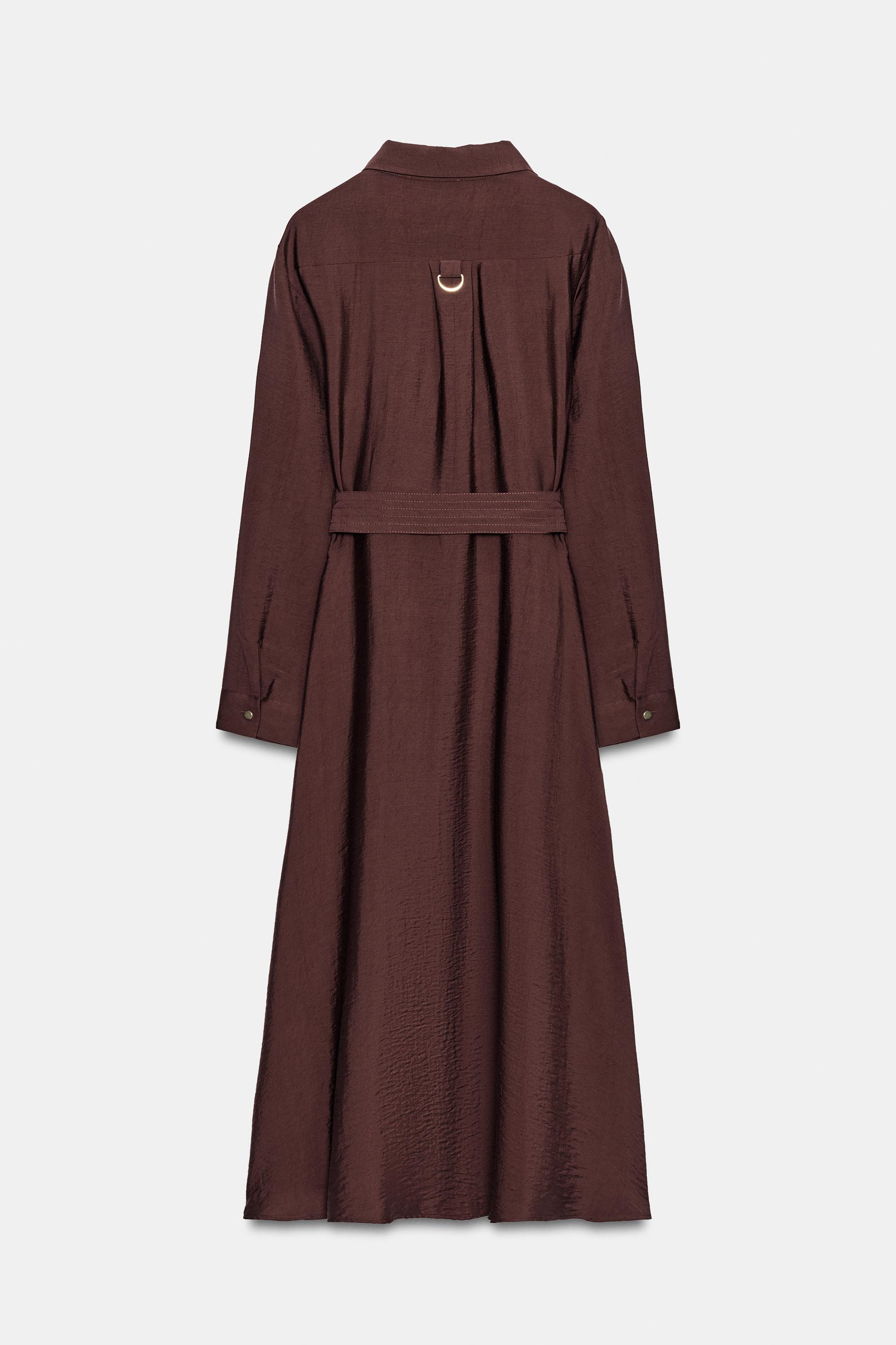 BELTED SHIRT DRESS thumbnail 8