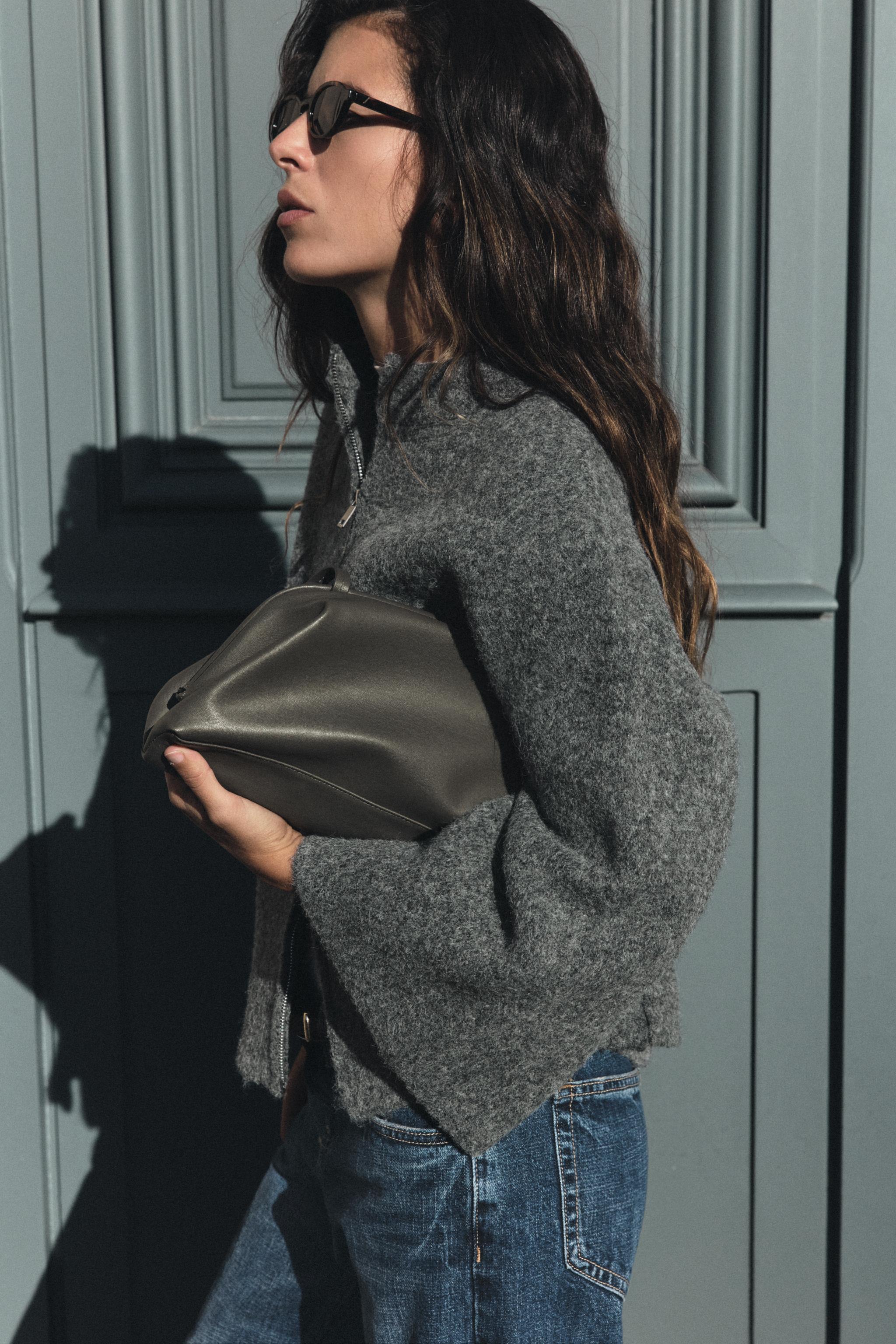 WIDE-SLEEVE CARDIGAN