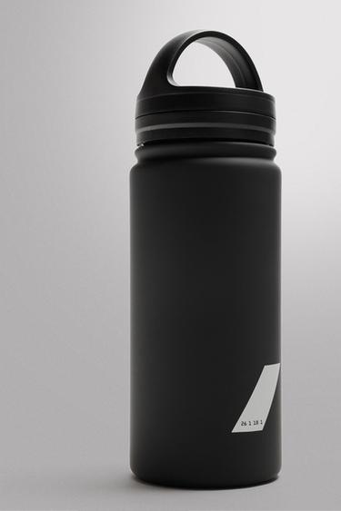 BOUTEILLE EN ACIER INOXYDABLE 1 L - Noir de Zara - Image 1