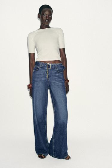 ФУТБОЛКА МЯГКАЯ НА ОЩУПЬ — ЭКРЮ от Zara