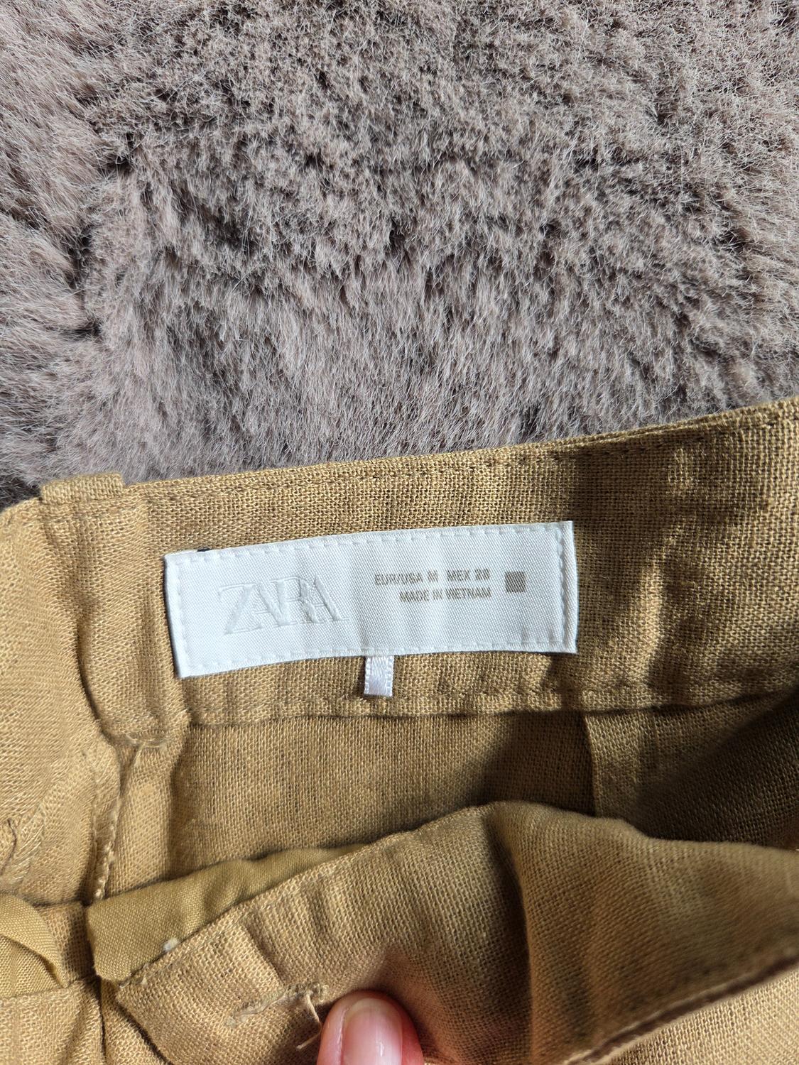 HIGH-WAIST LINEN BLEND BERMUDA SHORTS - Image 2