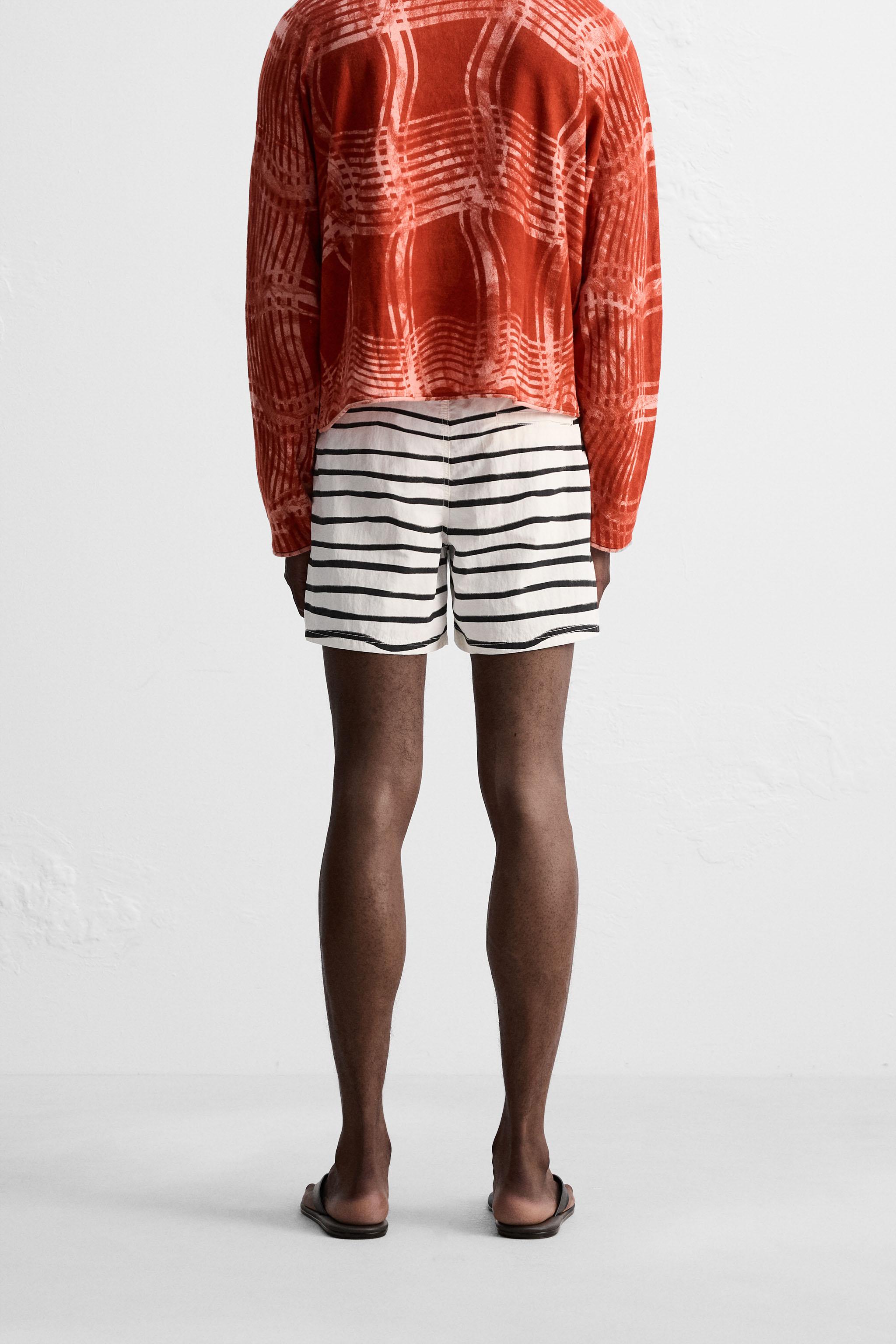 OTIS KWAME KYE QUAICOE PRINTED MID-LENGTH SWIMSUIT