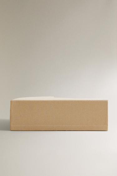 LINEN STATIONERY FOLDER - Ecru by Zara - Image 3