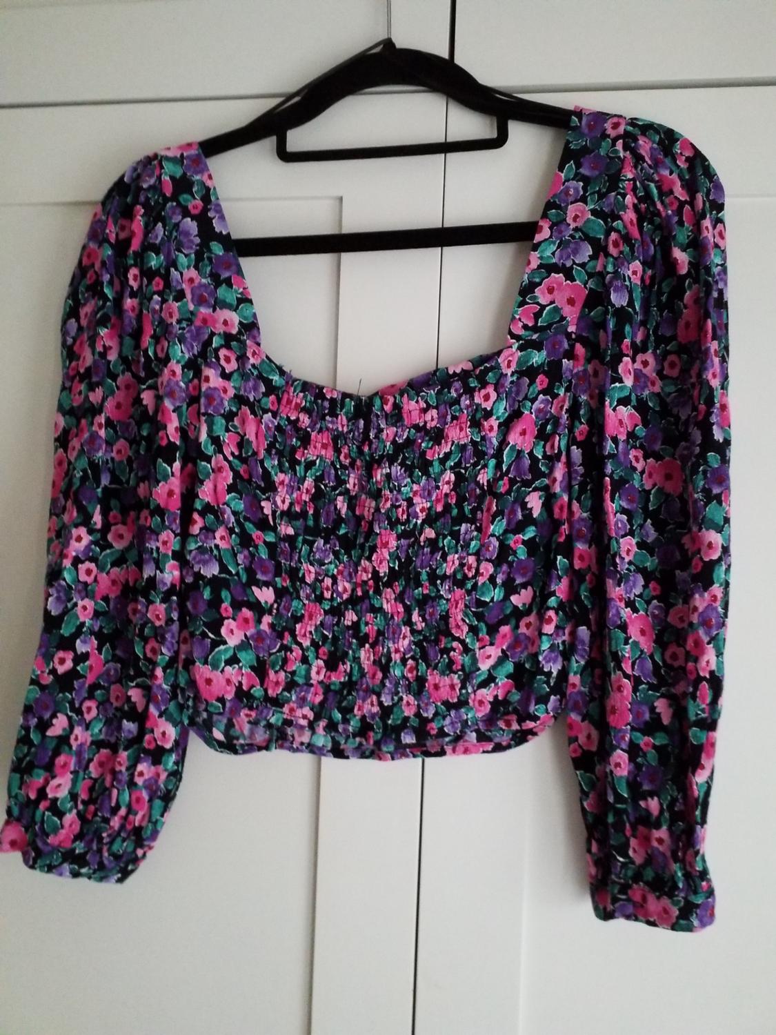 PRINTED CROPPED TOP - Image 3