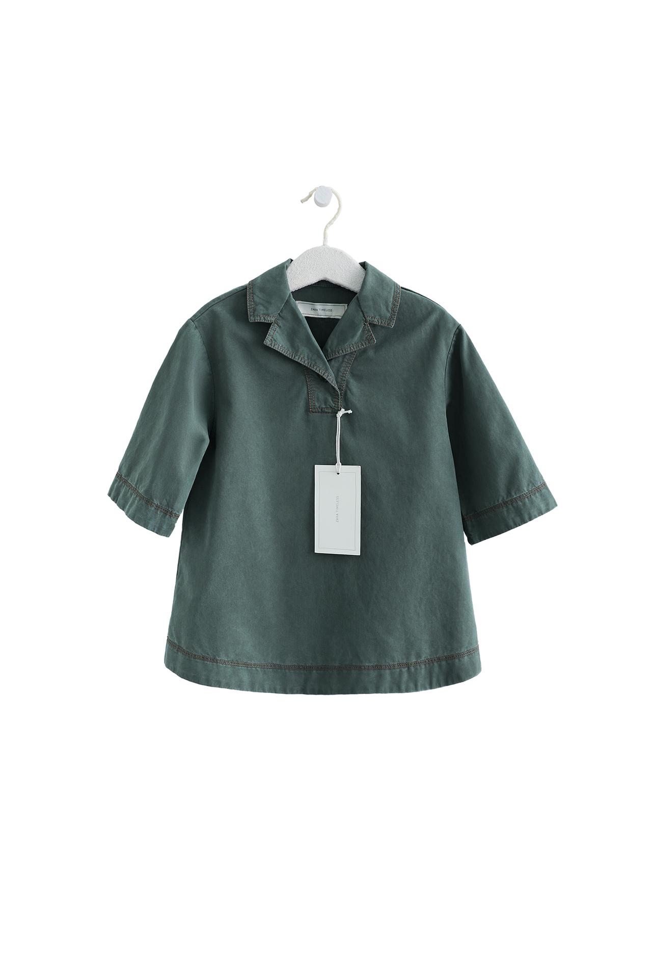 ZARA TIMELESS - FLUID SHIRT DRESS