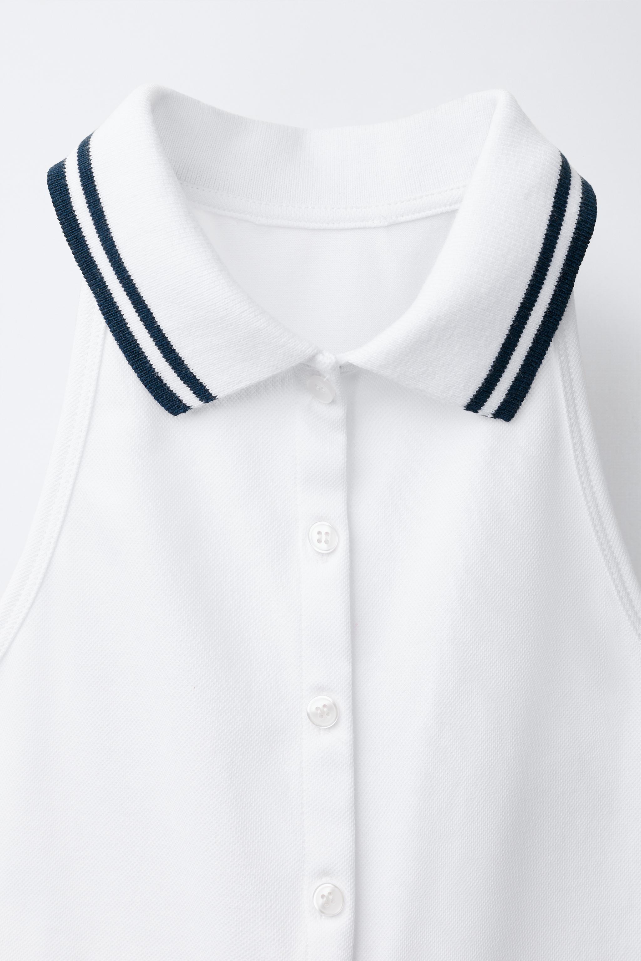 HALTER NECK PIQUÉ POLO