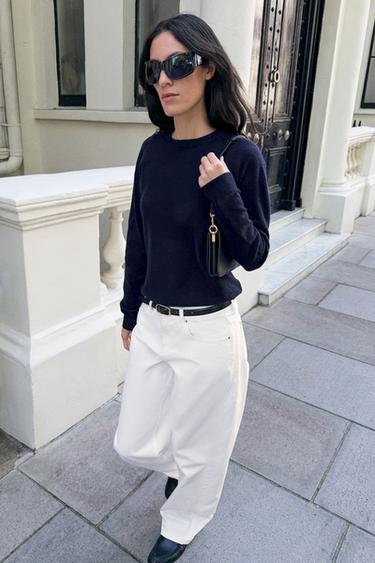 SOFT TOUCH KNIT SWEATER — Navy blue 1