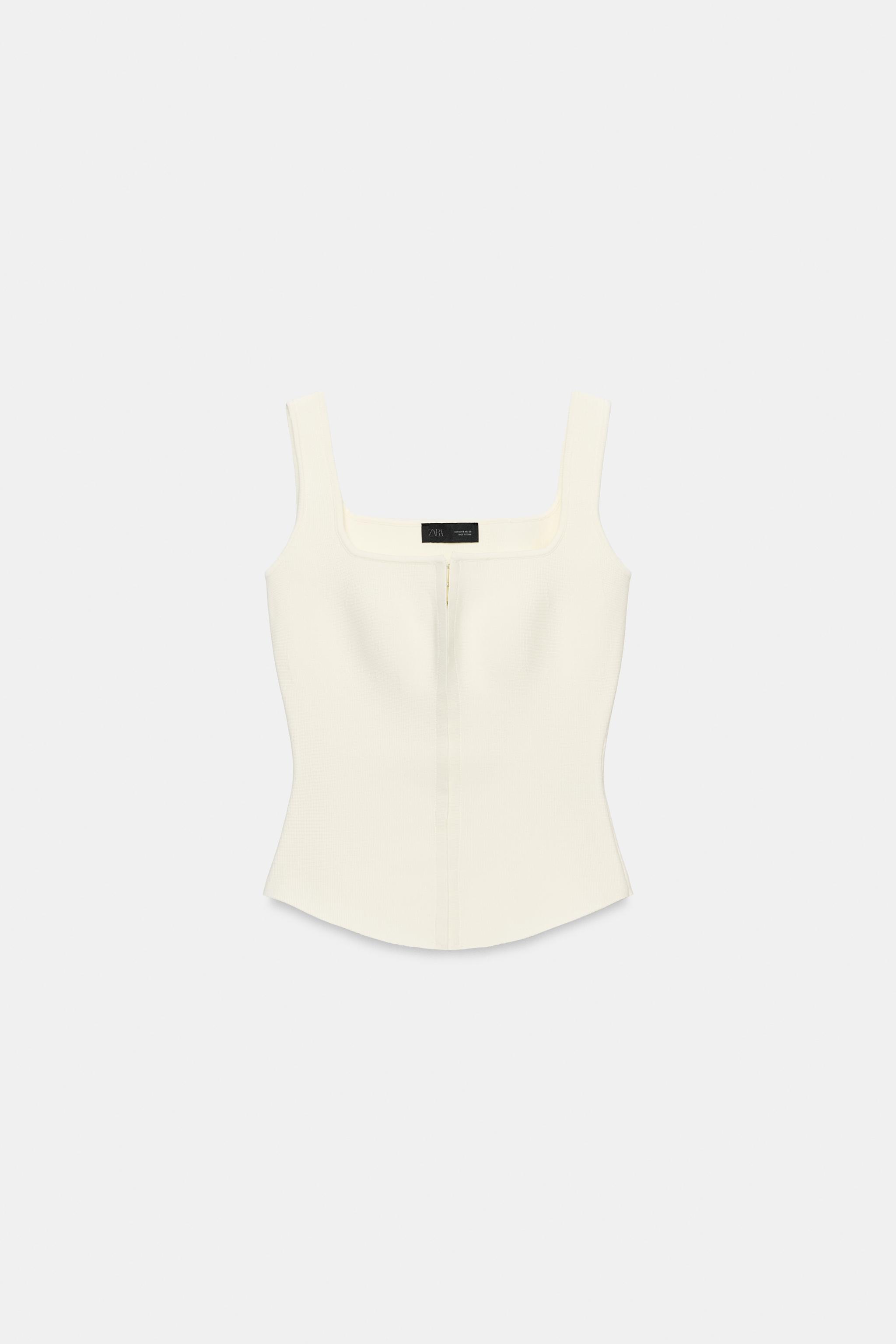 TOP BUSTIER EN MAILLE