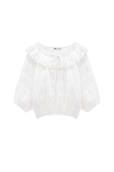 TEXTURED BLOUSE
