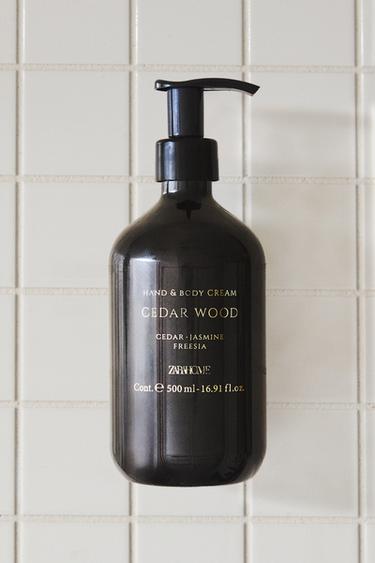 (500 ML) CEDAR WOOD HAND CREAM - Sky blue by Zara - Image 4