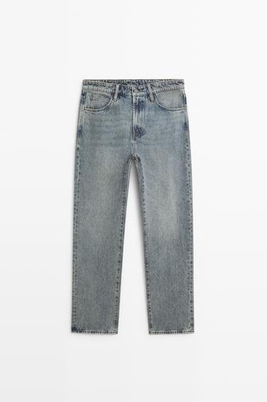 Tapered fit jeans — Mid-blue 1