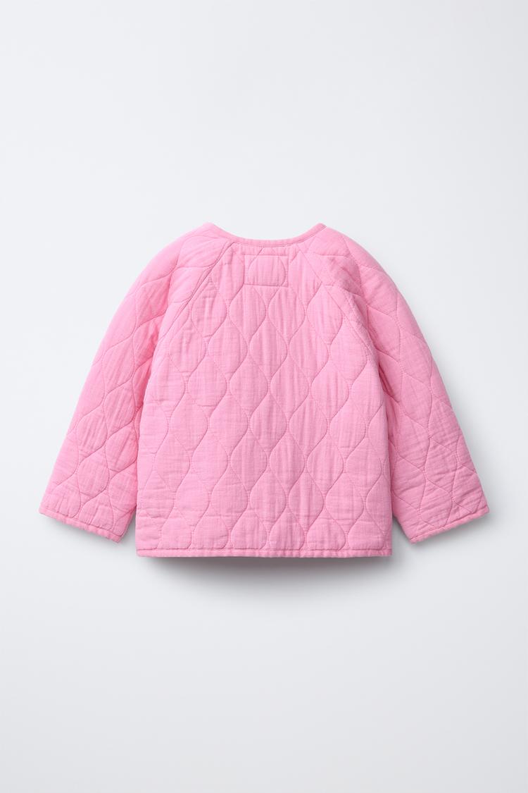 Chaqueta acolchada con bolsillos de corazón 4