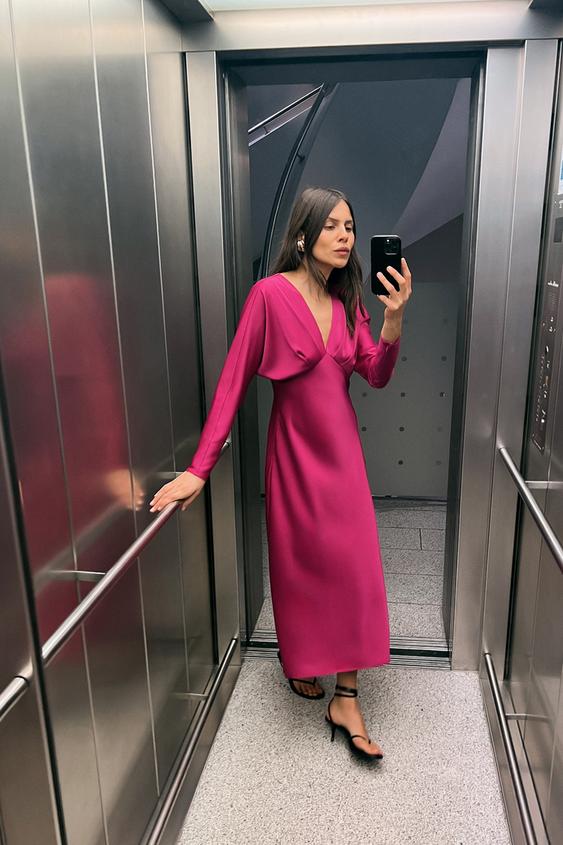 Zara Midi Dress – The Anarkali Shop