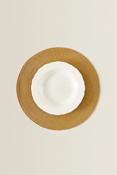 Zaras RUND BORDSTABLETT (2-PACK) - Brun