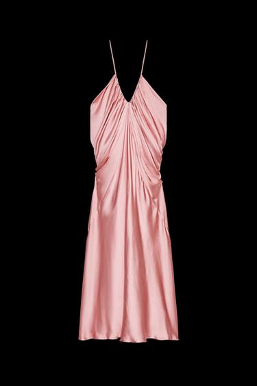SATINKLEID MIT VOLUMEN ZW COLLECTION - Rosa von Zara