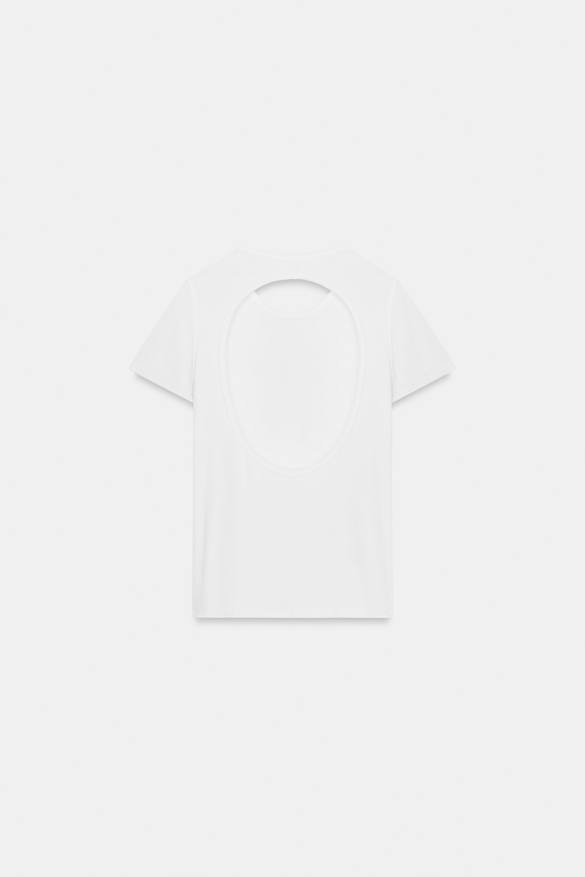 SIRT DEKOLTELİ T-SHIRT - Görsel 4