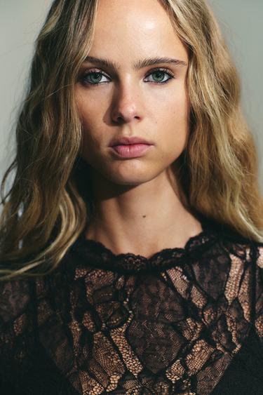 LACE BODYSUIT - Black by Zara - Image 2