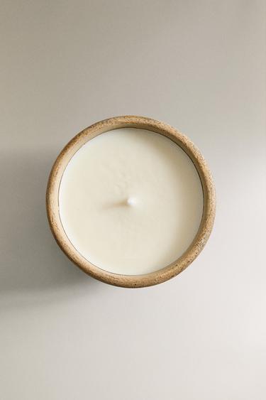 (220 G) INCENSE LEATHER SCENTED CANDLE - Bronze by Zara - Image 4
