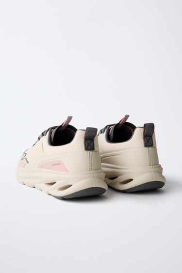 TRAINERS WITH SOLE DETAIL - Beige by Zara - Image 5