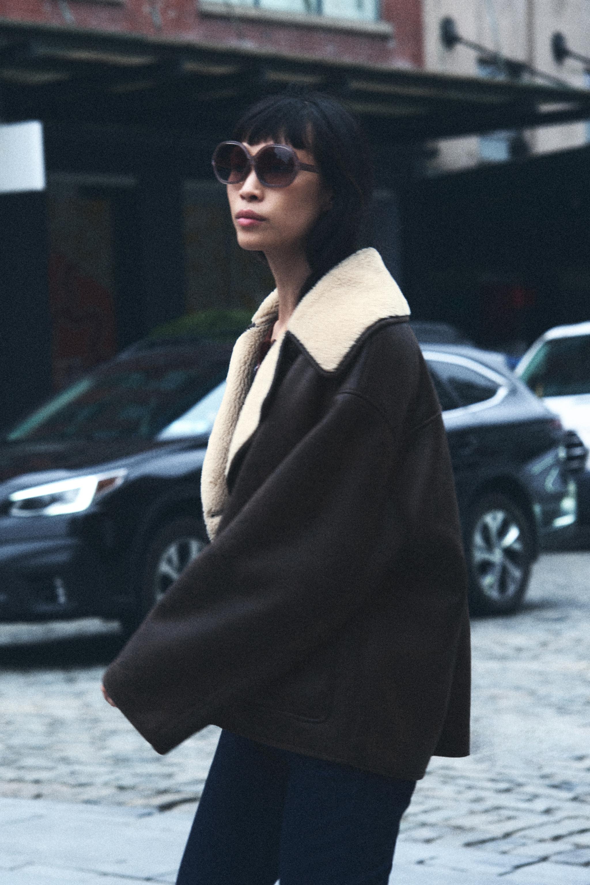 DOUBLE FACED JACKET ZW COLLECTION - Black | ZARA United States