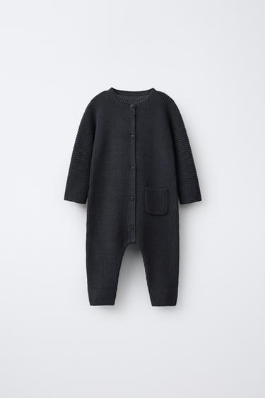 MACACÃO DE MALHA PEROLADO - Aço da Zara
