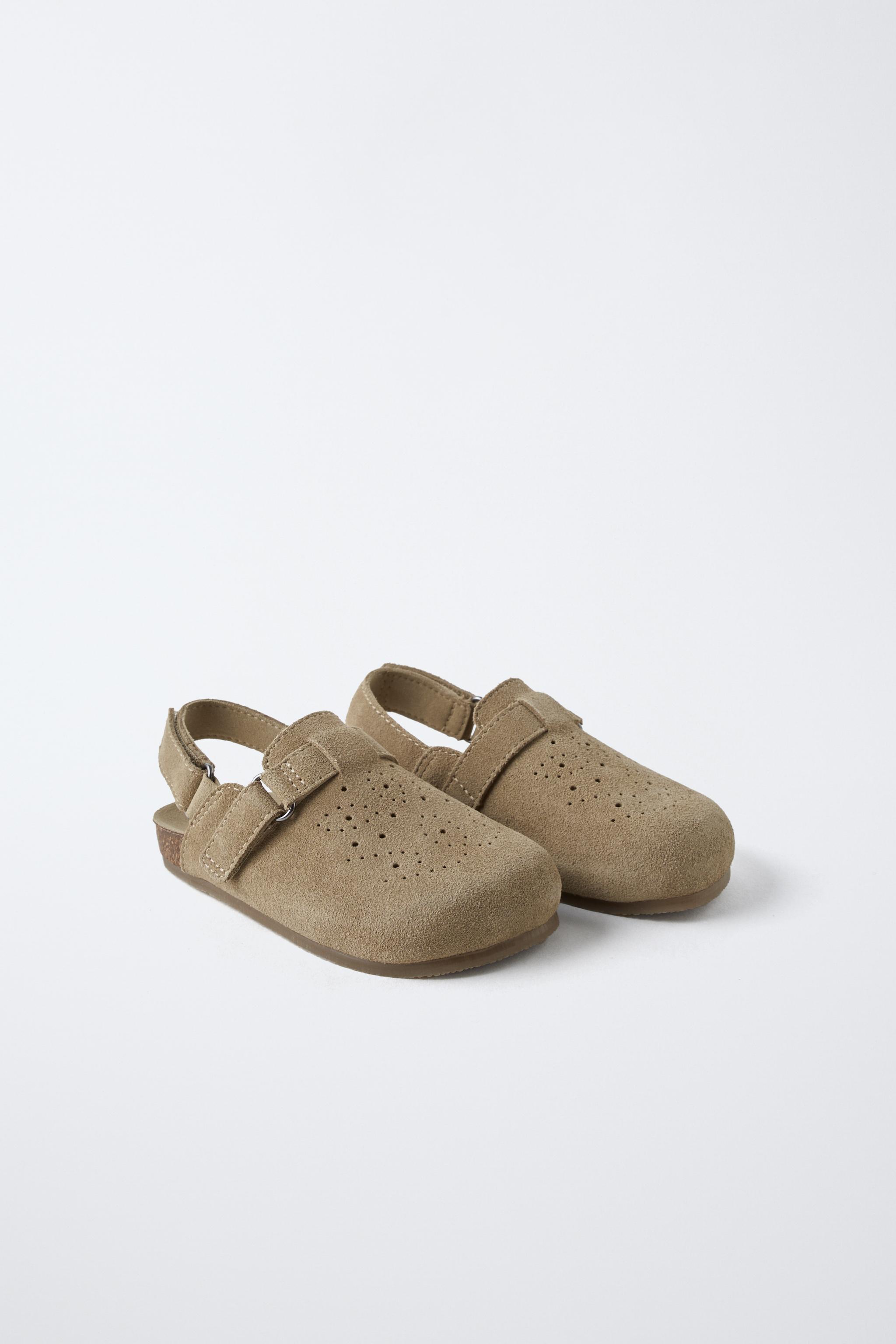 レザー クロッグサンダル - サンドブラウン | ZARA Japan / 日本
